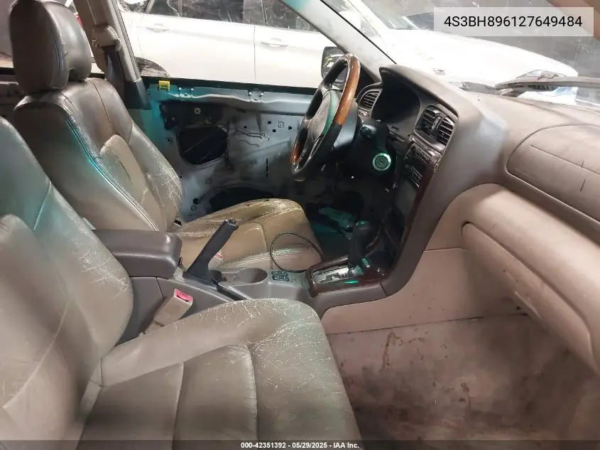 2002 Subaru Outback H6-3.0 Vdc VIN: 4S3BH896127649484 Lot: 42351392
