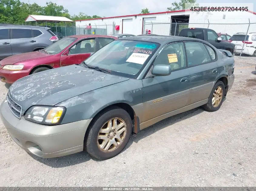 2002 Subaru Outback Limited VIN: 4S3BE686827204495 Lot: 42491432
