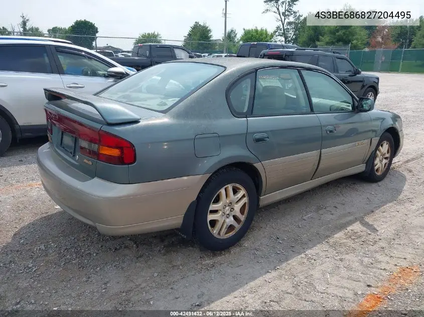2002 Subaru Outback Limited VIN: 4S3BE686827204495 Lot: 42491432
