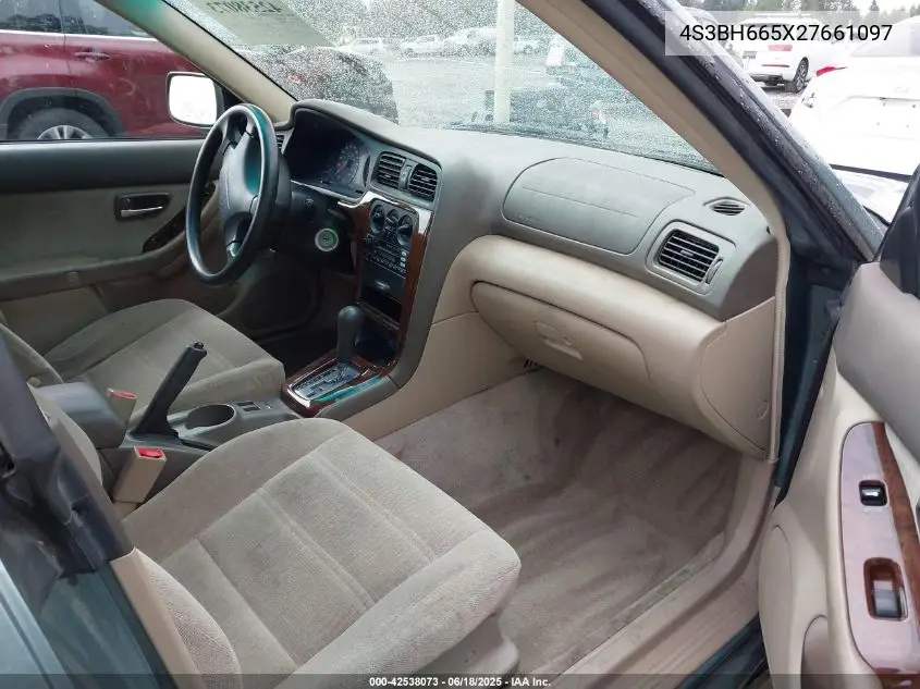 2002 Subaru Outback VIN: 4S3BH665X27661097 Lot: 42538073