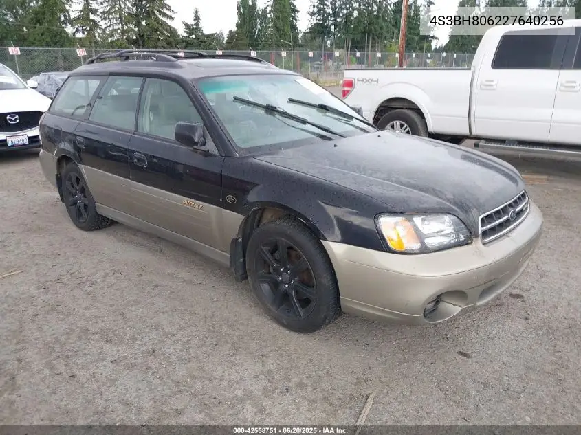 2002 Subaru Outback H6-3.0 L.l. Bean Edition VIN: 4S3BH806227640256 Lot: 42558751