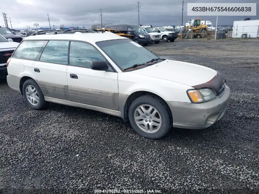 2004 Subaru Outback VIN: 4S3BH675546606838 Lot: 41750252