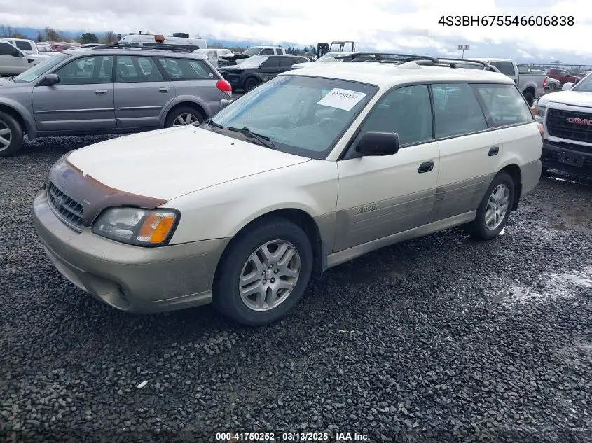 2004 Subaru Outback VIN: 4S3BH675546606838 Lot: 41750252