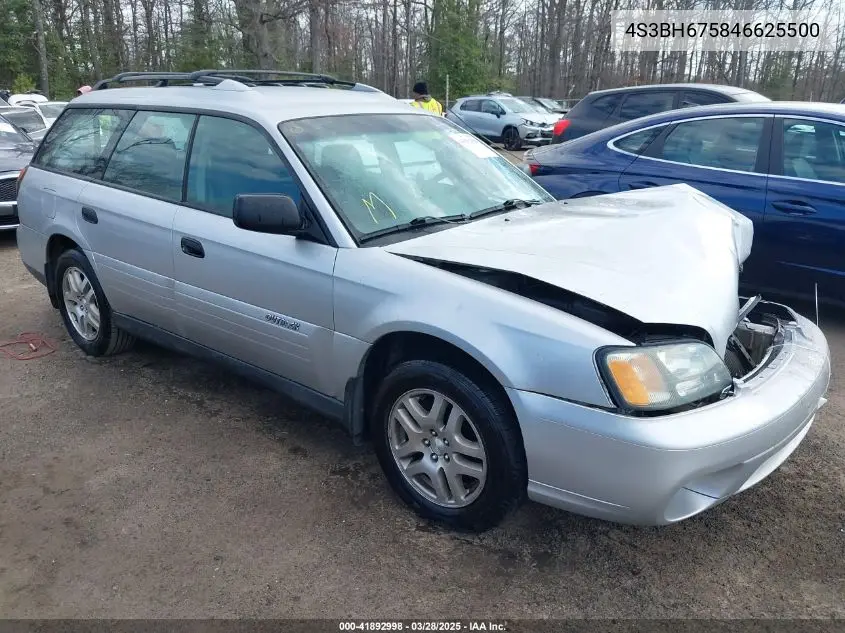 2004 Subaru Outback VIN: 4S3BH675846625500 Lot: 41892998