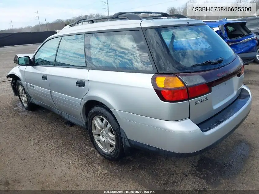 2004 Subaru Outback VIN: 4S3BH675846625500 Lot: 41892998