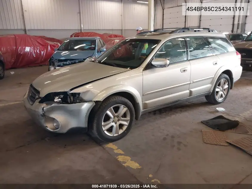 2005 Subaru Outback 3.0R Vdc Limited VIN: 4S4BP85C254341191 Lot: 41871939