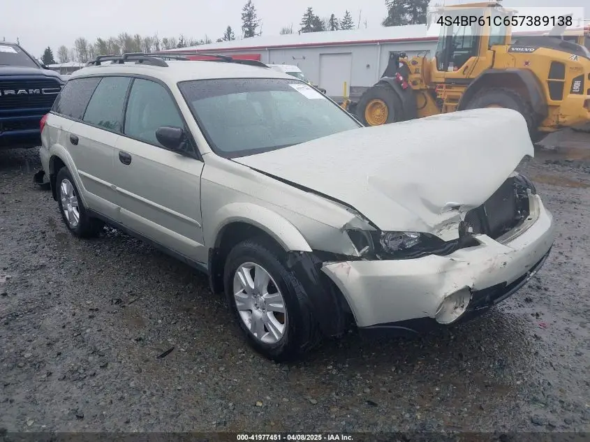 2005 Subaru Outback 2.5I VIN: 4S4BP61C657389138 Lot: 41977451
