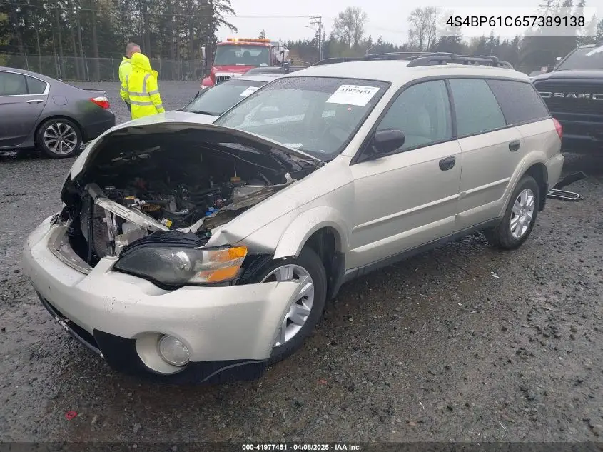 2005 Subaru Outback 2.5I VIN: 4S4BP61C657389138 Lot: 41977451