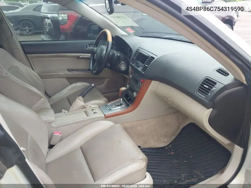 2005 Subaru Outback 3.0R L.l. Bean Edition VIN: 4S4BP86C754319590 Lot: 42196593