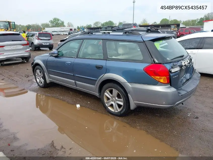 2005 Subaru Outback VIN: 4S4BP89CX5435457 Lot: 42201540