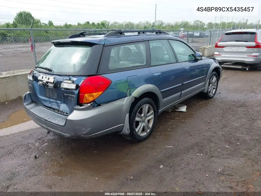 2005 Subaru Outback VIN: 4S4BP89CX5435457 Lot: 42201540