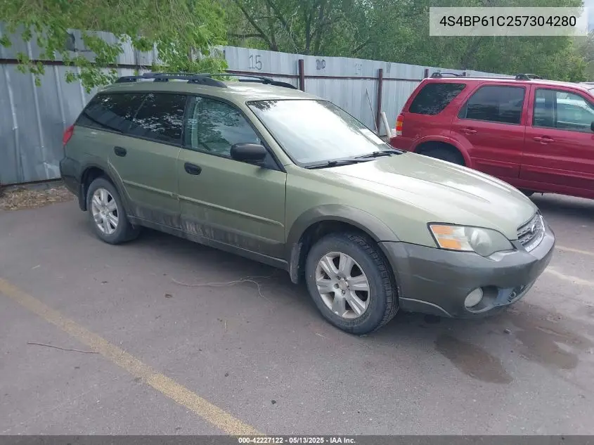 2005 Subaru Outback 2.5I VIN: 4S4BP61C257304280 Lot: 42227122