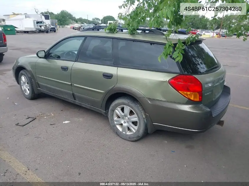 2005 Subaru Outback 2.5I VIN: 4S4BP61C257304280 Lot: 42227122
