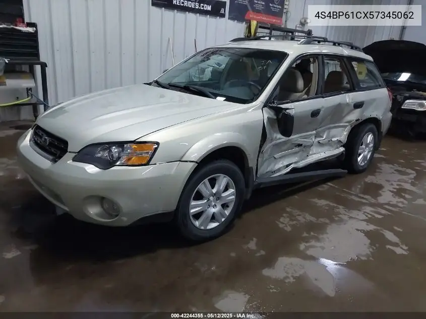 2005 Subaru Outback 2.5I VIN: 4S4BP61CX57345062 Lot: 42244355