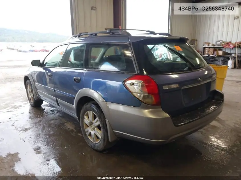 2005 Subaru Outback 2.5I VIN: 4S4BP61C256348740 Lot: 42260897