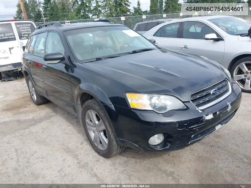 2005 Subaru Outback 3.0R L.l. Bean Edition VIN: 4S4BP86C754354601 Lot: 42586795