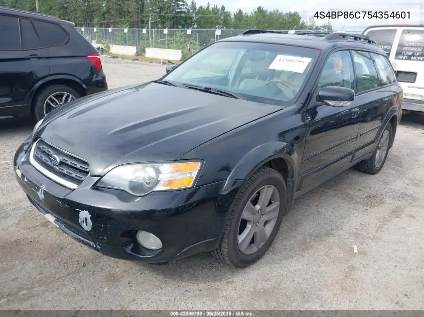 2005 Subaru Outback 3.0R L.l. Bean Edition VIN: 4S4BP86C754354601 Lot: 42586795