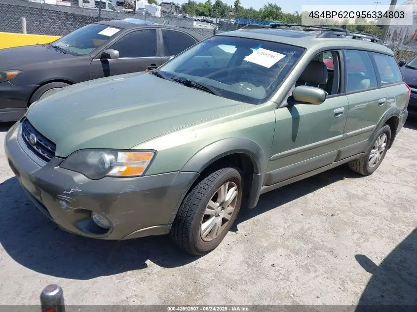 2005 Subaru Outback 2.5I Limited VIN: 4S4BP62C956334803 Lot: 42592507