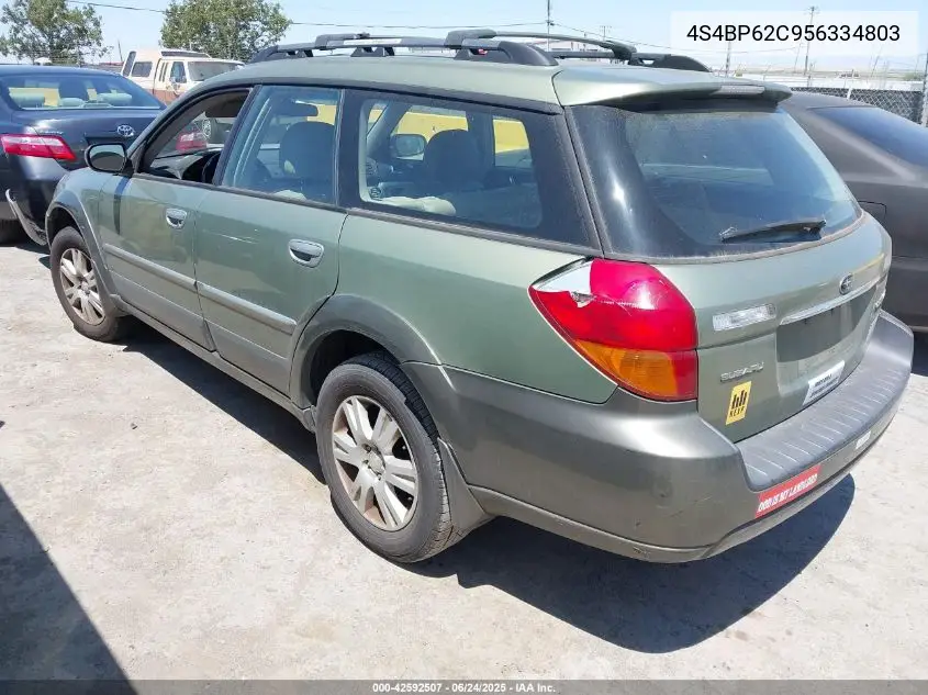 2005 Subaru Outback 2.5I Limited VIN: 4S4BP62C956334803 Lot: 42592507