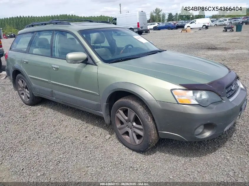 2005 Subaru Outback 3.0R L.l. Bean Edition VIN: 4S4BP86CX54366404 Lot: 42604113