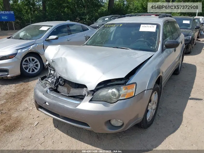 2005 Subaru Outback 2.5I VIN: 4S4BP61CX57372908 Lot: 42611439