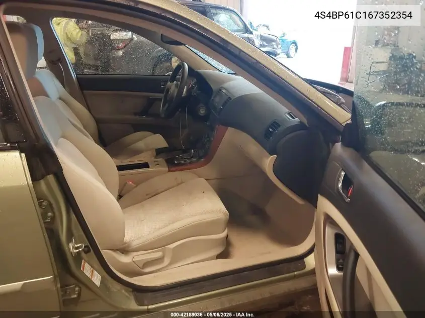 2006 Subaru Outback 2.5I VIN: 4S4BP61C167352354 Lot: 42189036