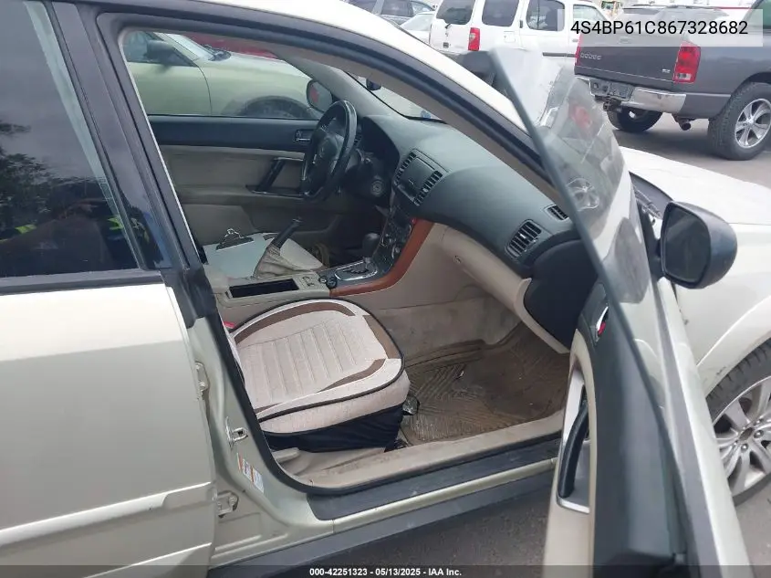 2006 Subaru Outback 2.5I VIN: 4S4BP61C867328682 Lot: 42251323