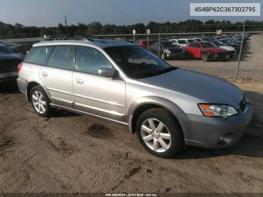 2006 Subaru Outback 2.5I Limited VIN: 4S4BP62C367302795 Lot: 42639039
