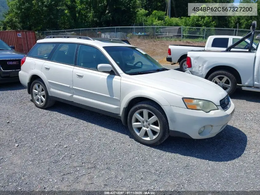2006 Subaru Outback 2.5I Limited VIN: 4S4BP62C567327200 Lot: 42712397