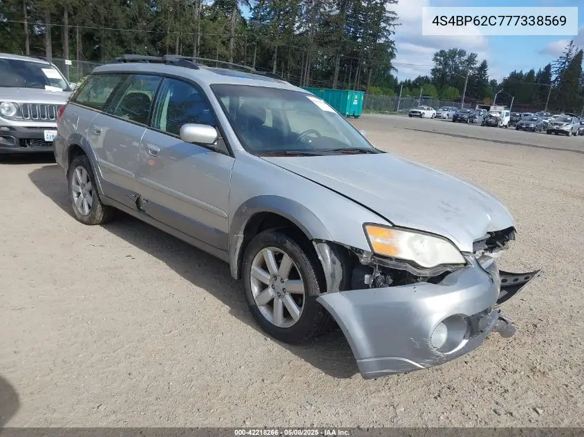 2007 Subaru Outback 2.5I Limited VIN: 4S4BP62C777338569 Lot: 42218266