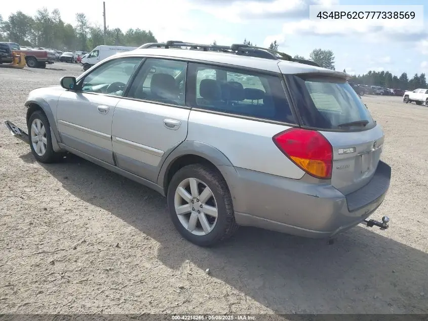 2007 Subaru Outback 2.5I Limited VIN: 4S4BP62C777338569 Lot: 42218266