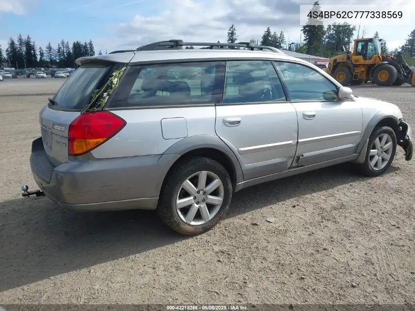 2007 Subaru Outback 2.5I Limited VIN: 4S4BP62C777338569 Lot: 42218266