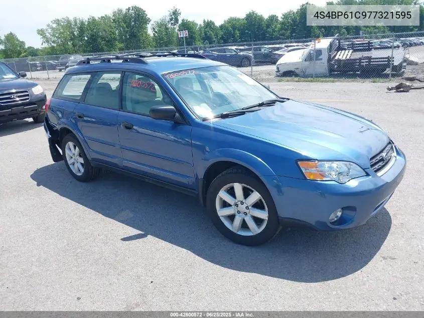 2007 Subaru Outback 2.5I VIN: 4S4BP61C977321595 Lot: 42600572