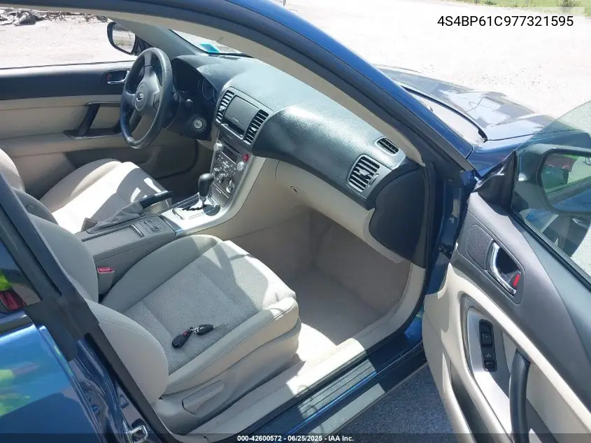 2007 Subaru Outback 2.5I VIN: 4S4BP61C977321595 Lot: 42600572