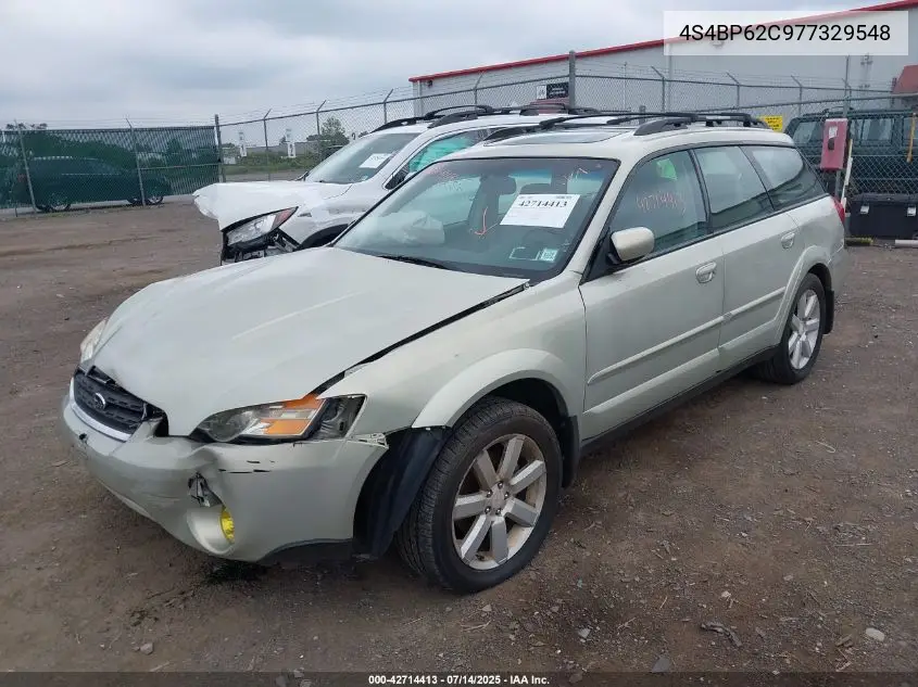 2007 Subaru Outback 2.5I Limited VIN: 4S4BP62C977329548 Lot: 42714413