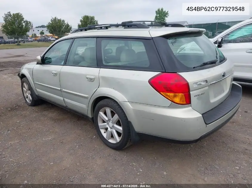 2007 Subaru Outback 2.5I Limited VIN: 4S4BP62C977329548 Lot: 42714413