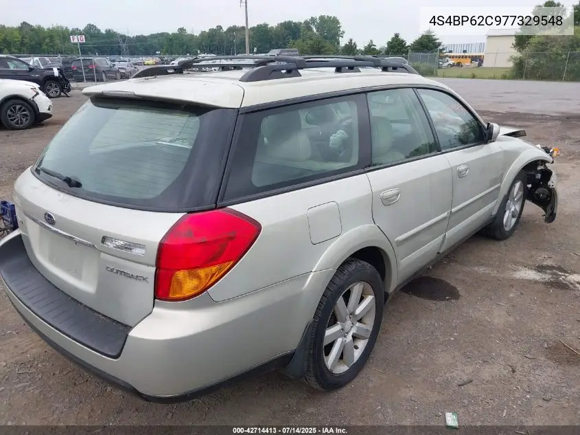2007 Subaru Outback 2.5I Limited VIN: 4S4BP62C977329548 Lot: 42714413