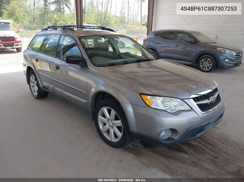 2008 Subaru Outback 2.5I/2.5I L.l. Bean Edition VIN: 4S4BP61C887307253 Lot: 42233533