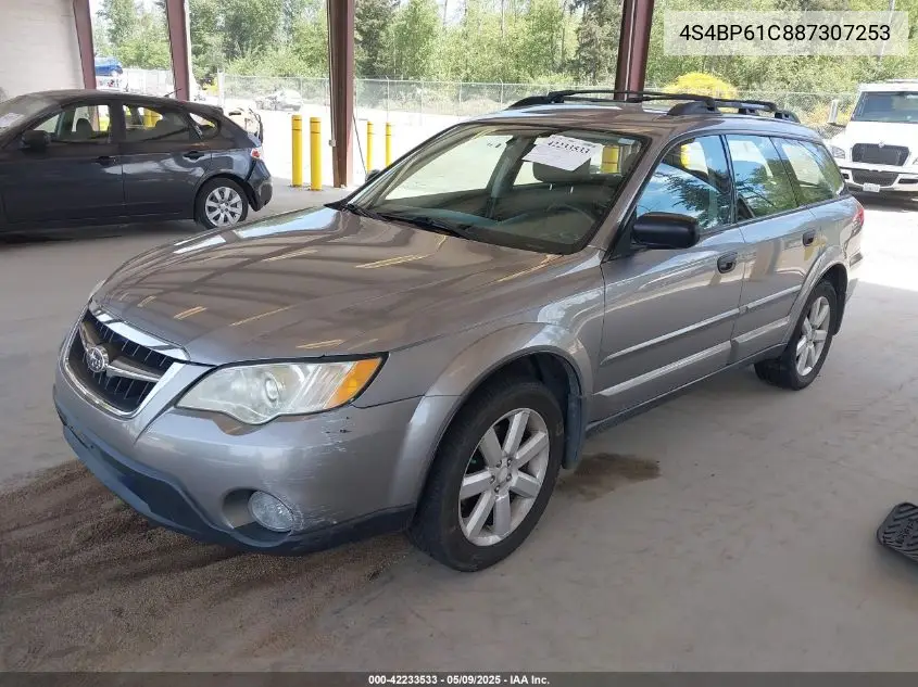 2008 Subaru Outback 2.5I/2.5I L.l. Bean Edition VIN: 4S4BP61C887307253 Lot: 42233533
