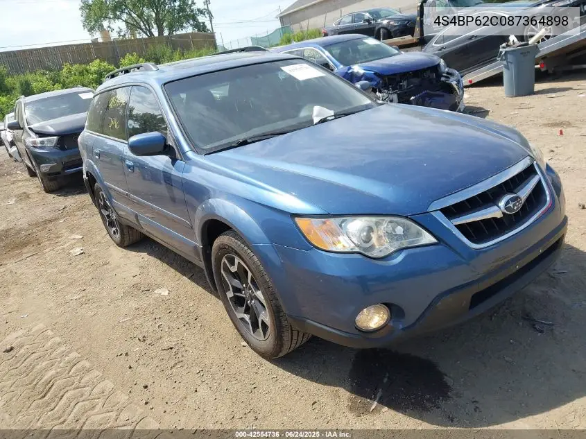 2008 Subaru Outback 2.5I Limited/2.5I Limited L.l. Bean Edition VIN: 4S4BP62C087364898 Lot: 42554736