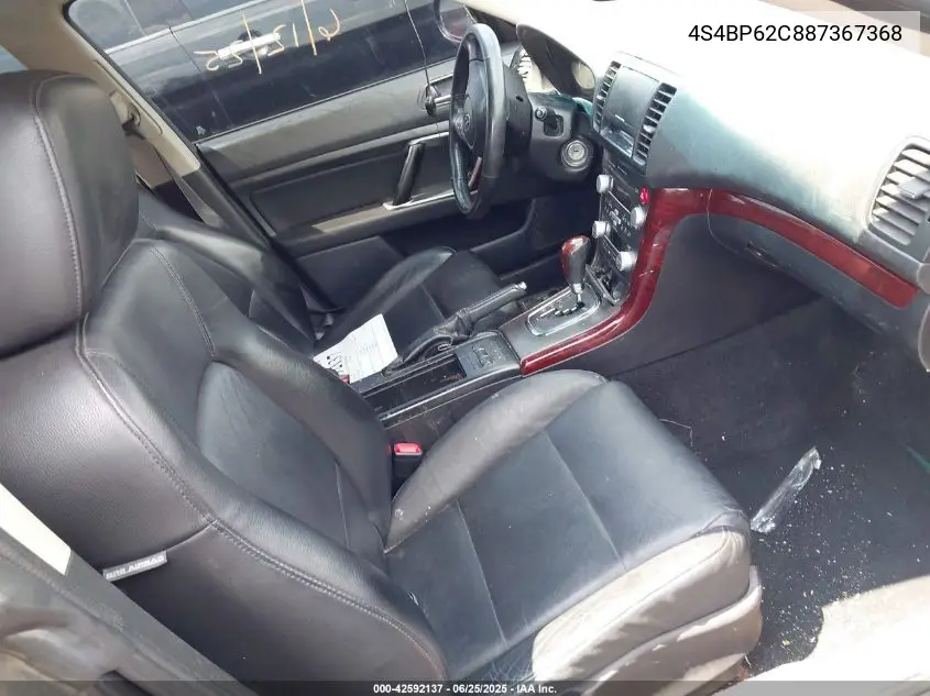 2008 Subaru Outback VIN: 4S4BP62C887367368 Lot: 42592137