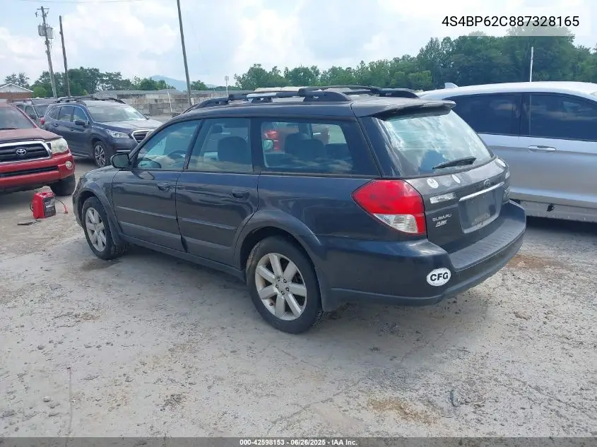 2008 Subaru Outback 2.5I Limited/2.5I Limited L.l. Bean Edition VIN: 4S4BP62C887328165 Lot: 42598153