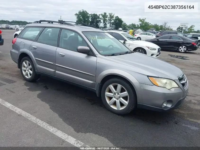 2008 Subaru Outback 2.5I Limited/2.5I Limited L.l. Bean Edition VIN: 4S4BP62C387356164 Lot: 42604180