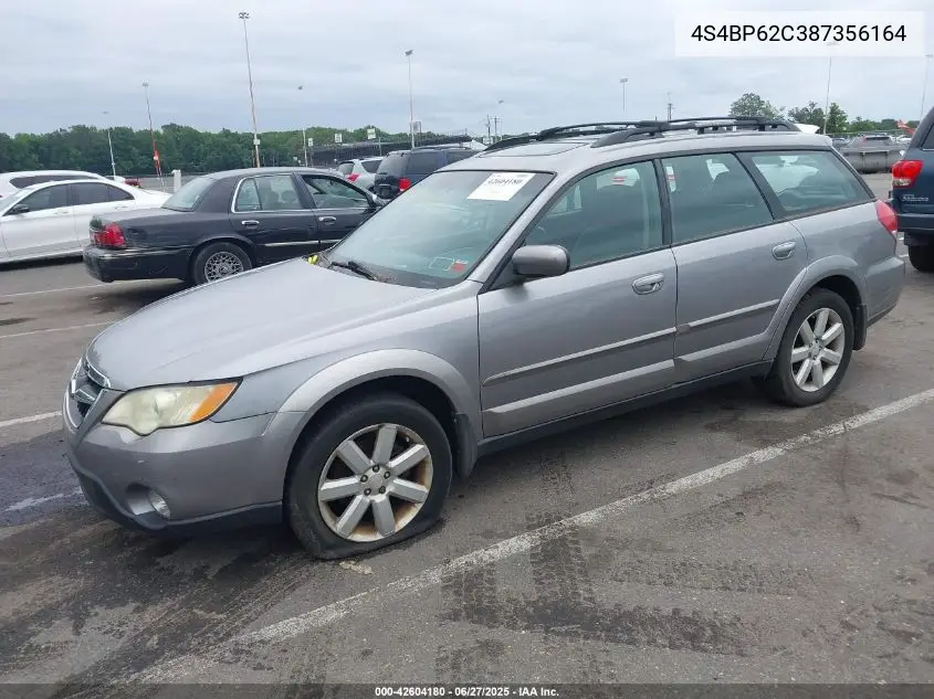 2008 Subaru Outback 2.5I Limited/2.5I Limited L.l. Bean Edition VIN: 4S4BP62C387356164 Lot: 42604180