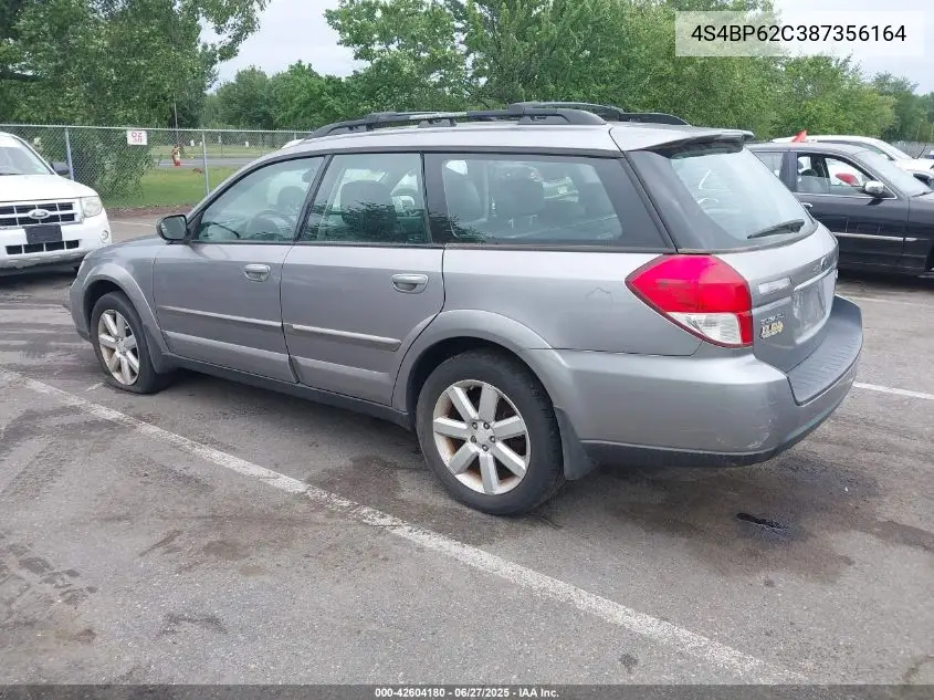 2008 Subaru Outback 2.5I Limited/2.5I Limited L.l. Bean Edition VIN: 4S4BP62C387356164 Lot: 42604180