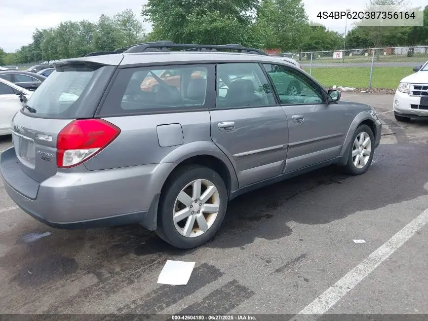 2008 Subaru Outback 2.5I Limited/2.5I Limited L.l. Bean Edition VIN: 4S4BP62C387356164 Lot: 42604180