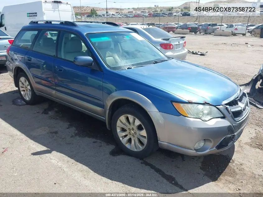 2008 Subaru Outback 2.5I Limited/2.5I Limited L.l. Bean Edition VIN: 4S4BP62CX87358722 Lot: 42723890