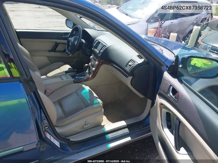2008 Subaru Outback 2.5I Limited/2.5I Limited L.l. Bean Edition VIN: 4S4BP62CX87358722 Lot: 42723890