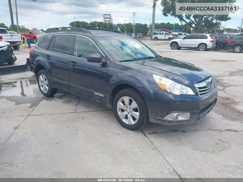 2010 Subaru Outback 2.5I Premium VIN: 4S4BRCCC6A3337161 Lot: 42267456