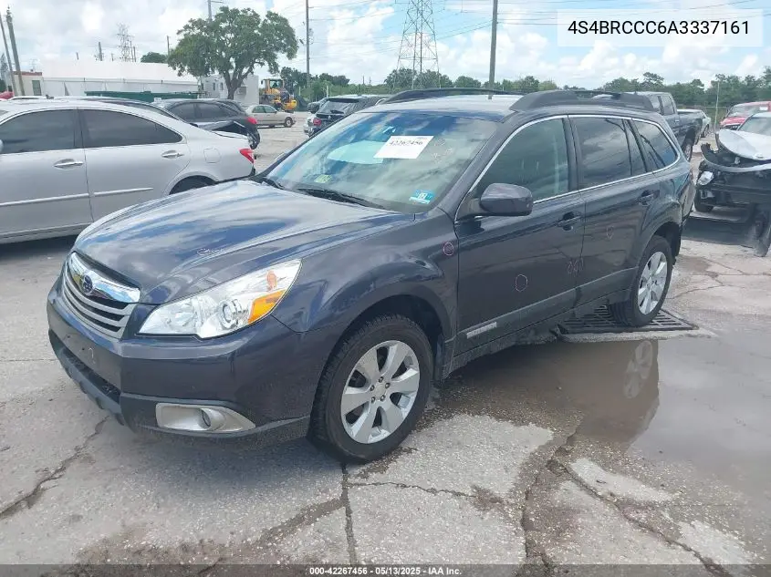 2010 Subaru Outback 2.5I Premium VIN: 4S4BRCCC6A3337161 Lot: 42267456